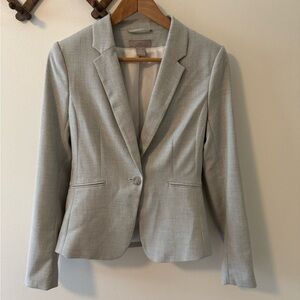 Mock Linen Very Nice H&M Blazer Small Size 4 Excellent Condition